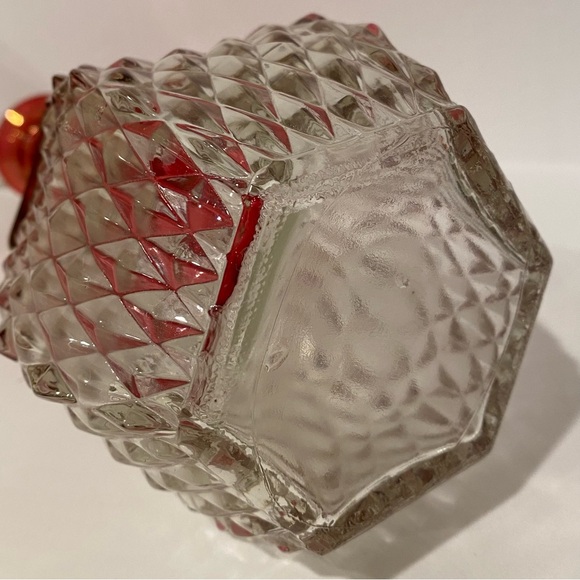 Vintage Indiana Glass Ruby Red Decanter - Picture 3 of 6